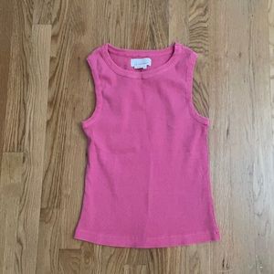 Pink anthropologie tank top